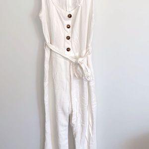 White Jump suit